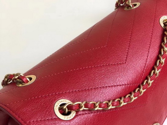 Chanel Flap Bag in Red A57431