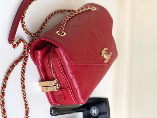 Chanel Flap Bag in Red A57431