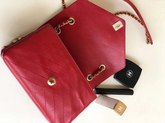 Chanel Flap Bag in Red A57431