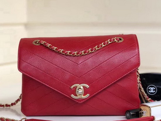 Chanel Flap Bag in Red A57431