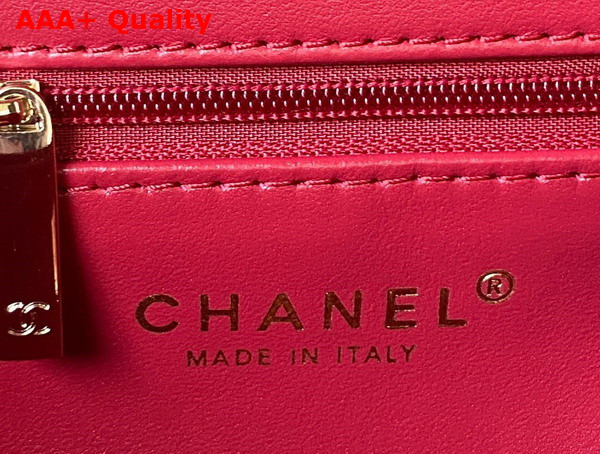 Chanel Flap Bag in Red Satin Replica