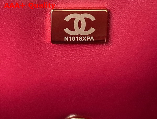 Chanel Flap Bag in Red Satin Replica