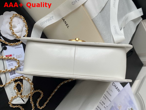 Chanel Flap Bag in White Calfskin AS2649 Replica