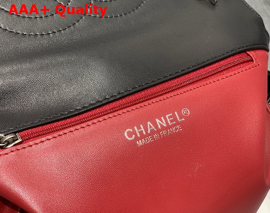 Chanel Flap Bag with Top Handle Black Lambskin Ref A92236 Replica