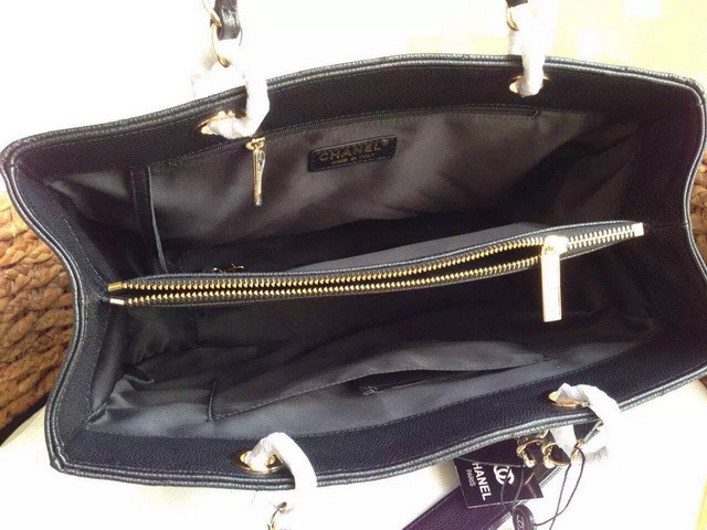 Chanel GST Shopping Tote Black Caviar for Sale