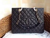 Chanel GST Shopping Tote Black Caviar for Sale