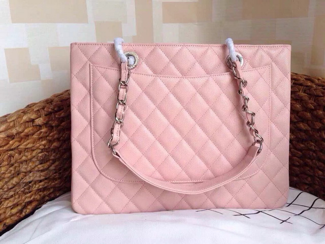 Chanel GST Shopping Tote Pink Caviar for Sale