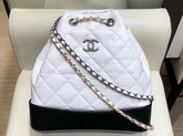 Chanel Gabrielle Backpack in White Aged Calfskin A94502