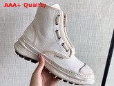 Chanel High Top Sneaker in White Canvas Replica