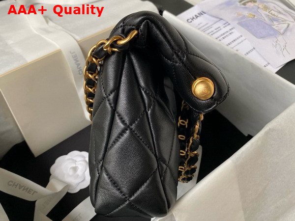 Chanel Hobo Bag in Black Lambskin AS4754 Replica