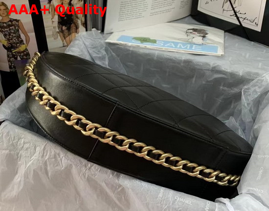 Chanel Hobo Bag in Black Lambskin Replica