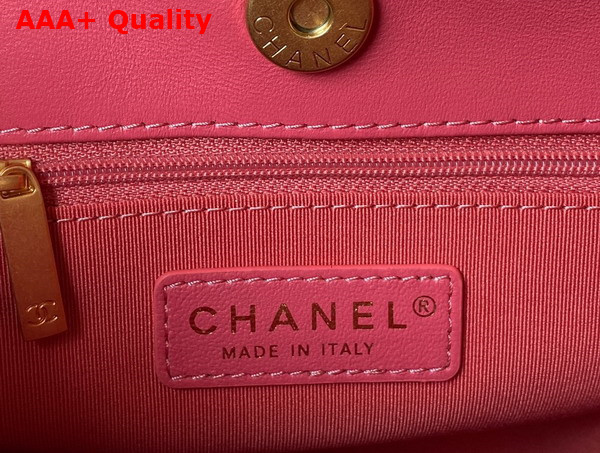 Chanel Hobo Bag in Pink Wool Jersey Replica