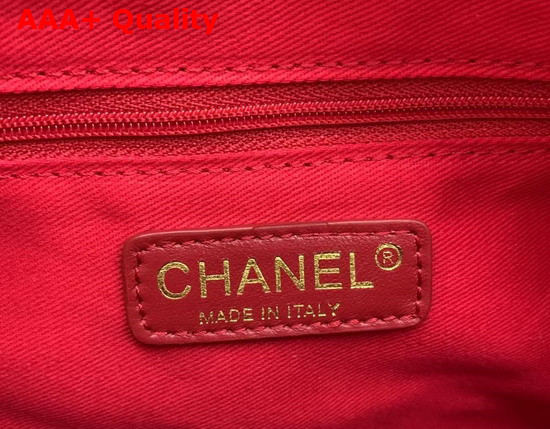 Chanel Hobo Bag in Red Lambskin Replica