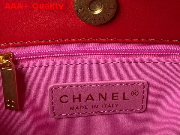 Chanel Hobo Bag in Red Wool Jersey Replica