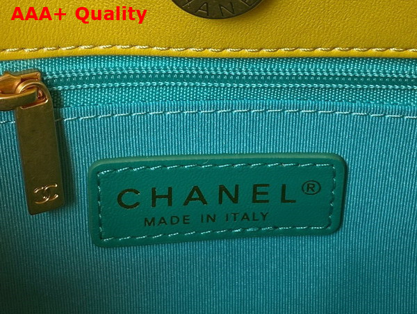 Chanel Hobo Bag in Yellow Wool Jersey Replica