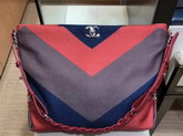 Chanel Hobo Handbag Multicolor Canvas