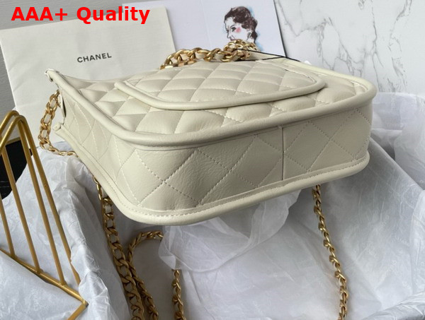 Chanel Hobo Handbag in White Calfskin Ref AS4532 Replica