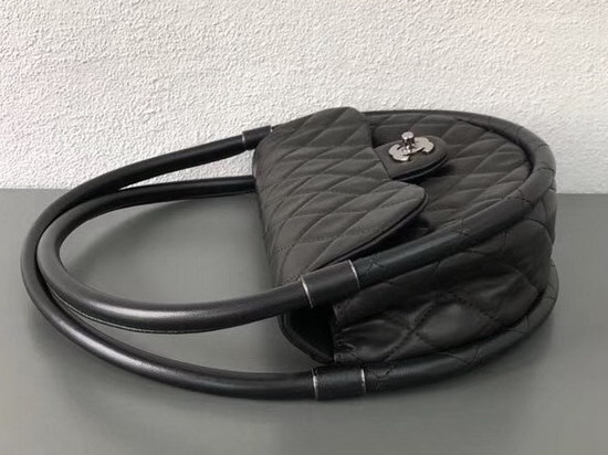 Chanel Hula Hoop Bag in Black Lambskin