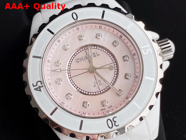 Chanel J12 Watch 33mm White Highly Resistant Ceramic and Steel Diamond Indicators H5703 Replica