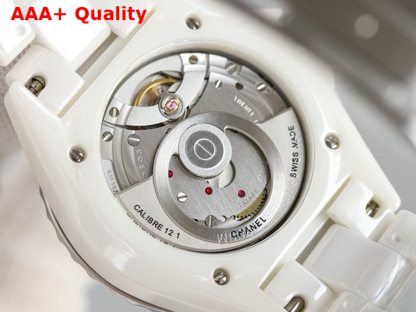 Chanel J12 Watch Caliber 12 1 38mm White Highly Resistant Ceramic and Steel Diamond Indicators H5705 Replica