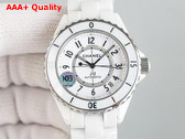 Chanel J12 Watch Caliber 12 1 38mm White Highly Resistant Ceramic and Steel H5700 Replica