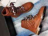 Chanel Lace Ups Rust Calfskin