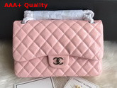 Chanel Large Classic Flap Bag in Pink Patent Leather Replica