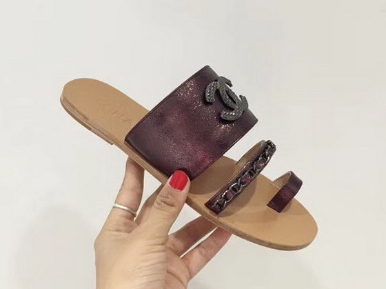 Chanel Large Coco Mules in Burgundy Crackle Calfskin