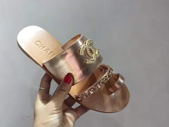 Chanel Large Coco Mules in Gold Lambskin