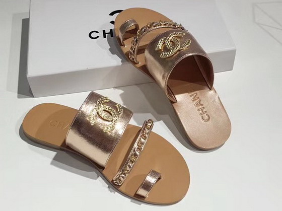 Chanel Large Coco Mules in Gold Lambskin