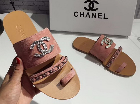 Chanel Large Coco Mules in Pink Suede Calfskin