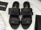 Chanel Large Coco Sandals Black Lambskin For Sale