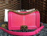 Chanel Le Boy Fuchsia Pearl Fish for Sale