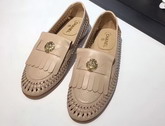 Chanel Loafers Beige Weaved Calfskin