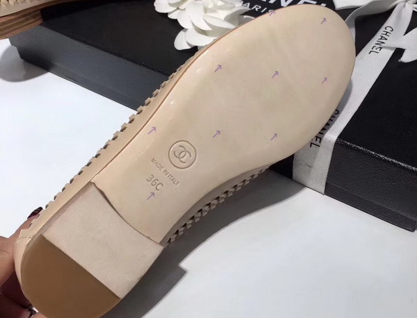 Chanel Loafers Beige Weaved Calfskin