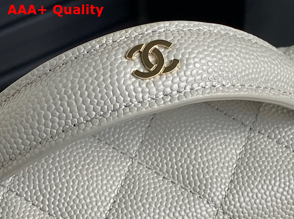 Chanel Long Vanity with Chain Gray Grained Calfskin Gold Tone Metal AP4407 Replica