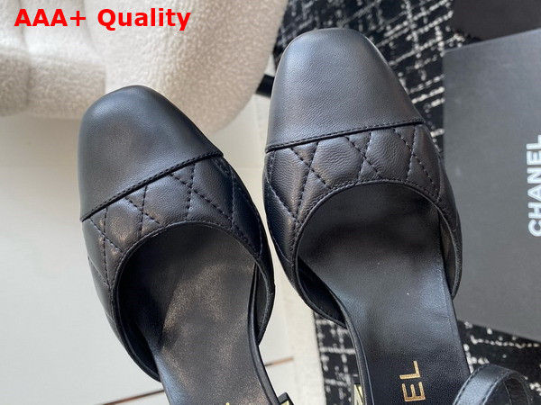 Chanel Mary Janes Black Lambskin G45235 Replica