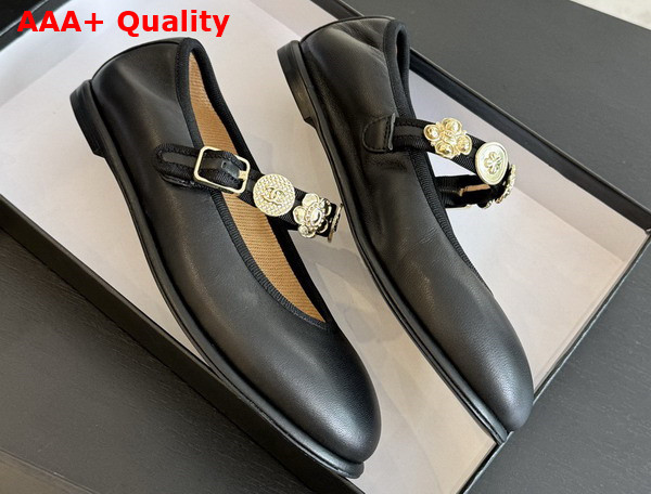 Chanel Mary Janes Black Lambskin G45778 Replica