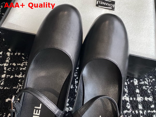 Chanel Mary Janes Black Lambskin Ref G45473 Replica