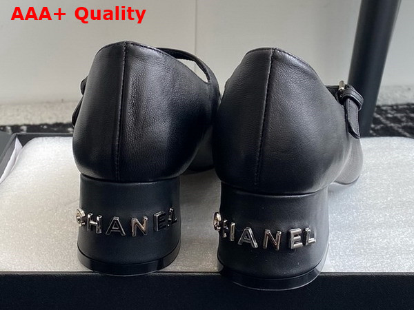 Chanel Mary Janes Black Lambskin Ref G45473 Replica