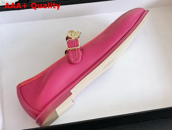 Chanel Mary Janes Bright Pink Lambskin G45778 Replica