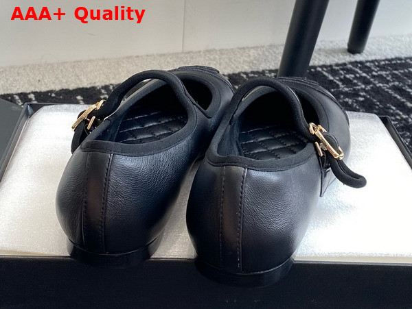 Chanel Mary Janes Lambskin Black G45503 Replica