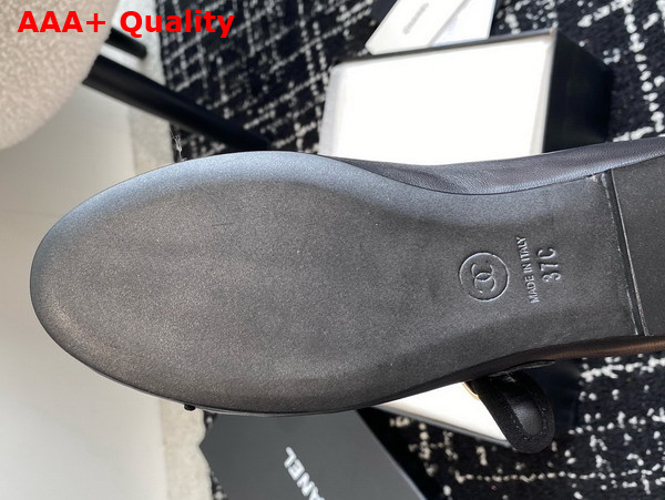 Chanel Mary Janes Lambskin Black G45503 Replica