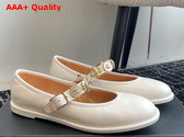 Chanel Mary Janes Lambskin White G45778 Replica