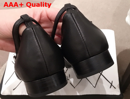 Chanel Mary Janes Lambskin and Grosgrain Black G36048 Replica