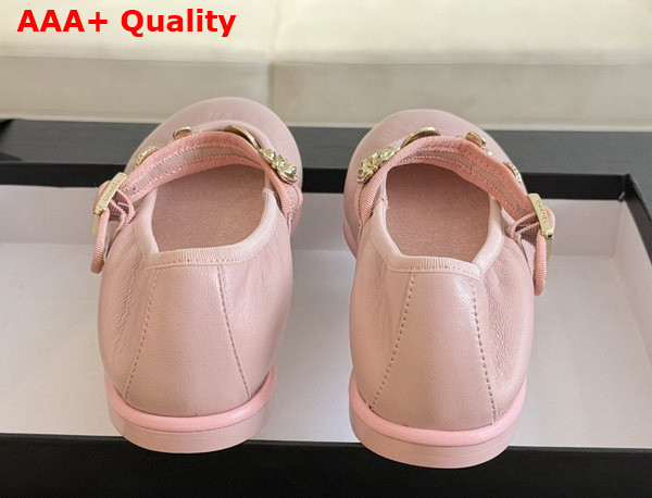 Chanel Mary Janes Light Pink Lambskin G45778 Replica