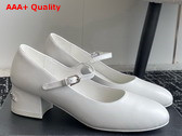 Chanel Mary Janes White Lambskin Ref G45473 Replica