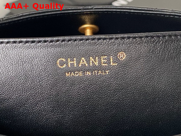 Chanel Maxi Hobo Bag in Black Lambskin AS4777 Replica