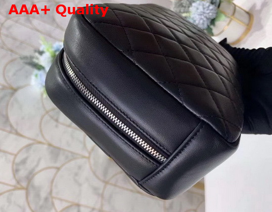 Chanel Medium Cosmetic Purse in Black Lambskin Replica