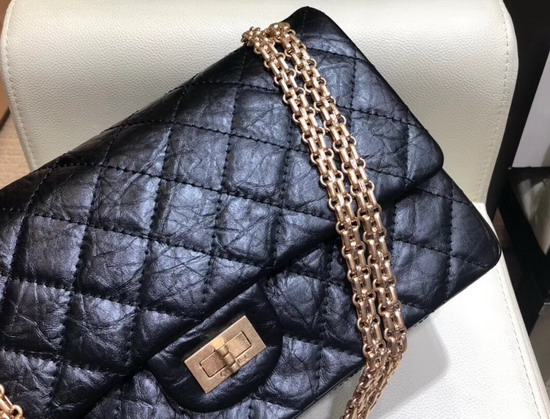 Chanel Medium Reissue Flap Bag in Black with Gold Hardware